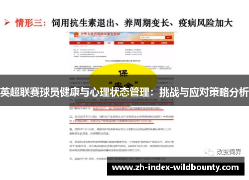 英超联赛球员健康与心理状态管理：挑战与应对策略分析