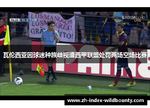 瓦伦西亚因球迷种族歧视遭西甲联盟处罚两场空场比赛